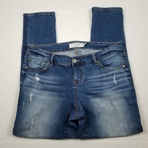 Torrid Distressed Skinny Jeans